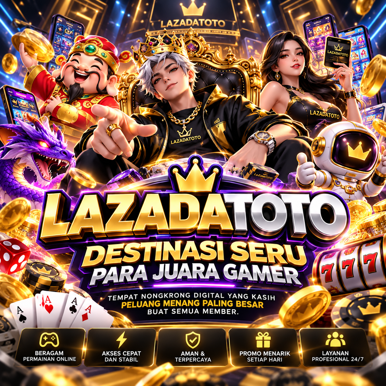 Galeri foto LAZADATOTO : Destinasi Seru Para Juara Gamer di Jakarta